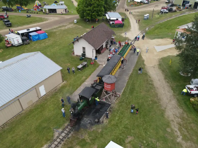 Rock River Thresheree Arial View of Event Rock River Thresheree Arial View of Event
