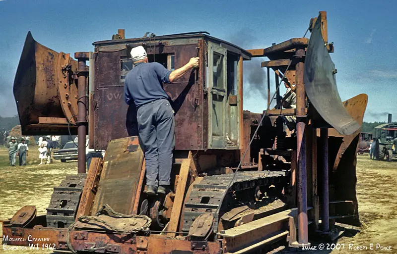 Rock River Thresheree Large Plow Man on Tractor Rock River Thresheree Large Plow Man on Tractor