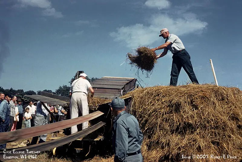 Rock River Thresheree Vintage Hay Bail Collector Rock River Thresheree Vintage Hay Bail Collector