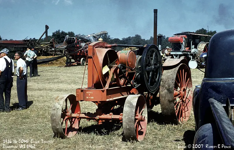 Rock River Thresheree Vintage Red Tractor Rock River Thresheree Vintage Red Tractor